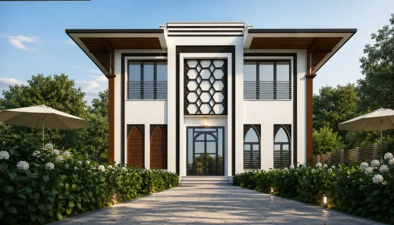 Geometrik Cephe Villa
