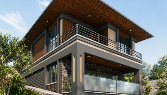 Ahşap Doku Villa
